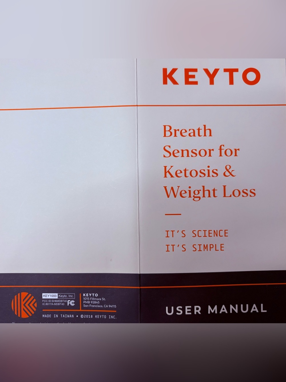 KEYTO: Breath Sensor for Ketosis & Weight Loss